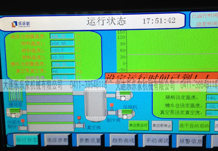 凍干機，低溫凍干機，真空凍干機，海參凍干機